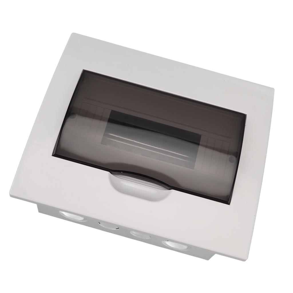 Защита распределительной коробки для внутренней установки Скрытая коробка автоматических выключателей на 10 отводов с DIN-рейкой Прозрачная крышка