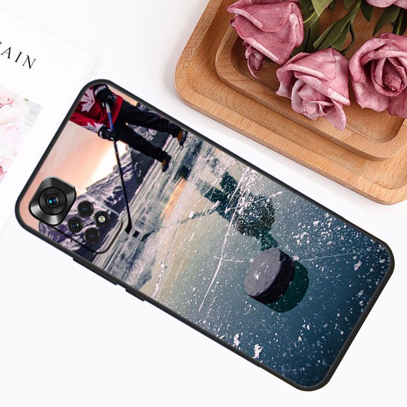 Ice Hockey Rink Case For Xiaomi Redmi Note 12 8 9 10 11 Pro Note 12S 11S 10S 9S 9A 9C 9T 10A 10C 12C Cover