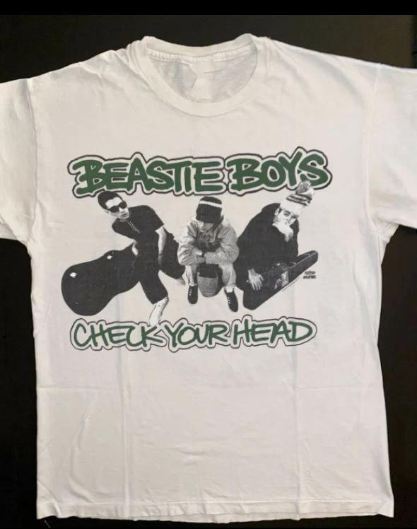 Рубашка Beastie Boys Check Your Head Все размеры Белая Унисекс Рубашка