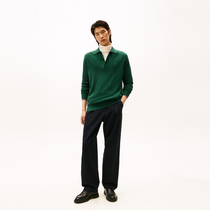 Tommy Hilfiger Knitwear Men's Lapel Moderate Other MW0MW40199