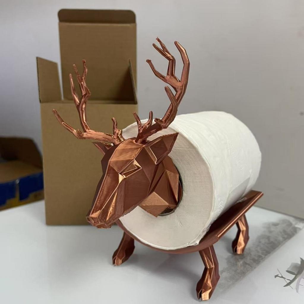 Creative Elk Shaped Tissue Holder, Adding A Natural Artistic   To Your Home