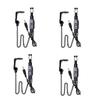 4pcs LED Indicators Fishing Illuminated Swingers Bite Alarm Indicator Lights with Carry Case for Carp Fishing