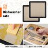 2Pcs Silicone Baking Mats for 12 Inch Cake Pan/12x12 Cheesecake Pan/Toaster Oven Air Fryer Liner, 11.75"Square Food Grade Silicone Mats for Baking,