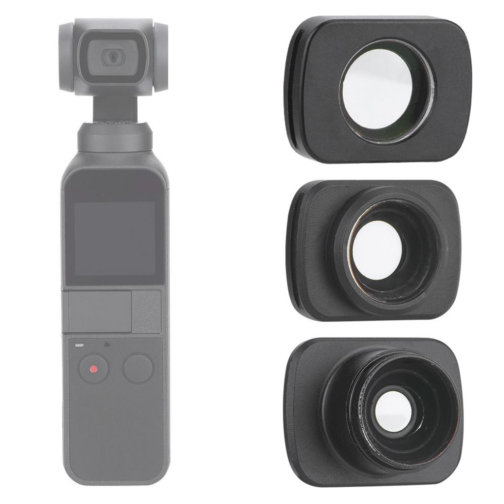 For OSMO POCKET Camera Accessories Micro Wide Angle/10X Fisheye Filter Lens Set