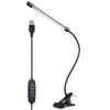 Desk Lamp Clip On Light USB LED Table Lamp 360  Degrees  Flexible Gooseneck Clamp Desk Lamp with 3 Color