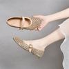 Shallow Flat Shoes Women's Spring and Summer Gypsy Stars Hot Diamond Mary Jane Women's Shoes with Comfortable Small Single Shoes