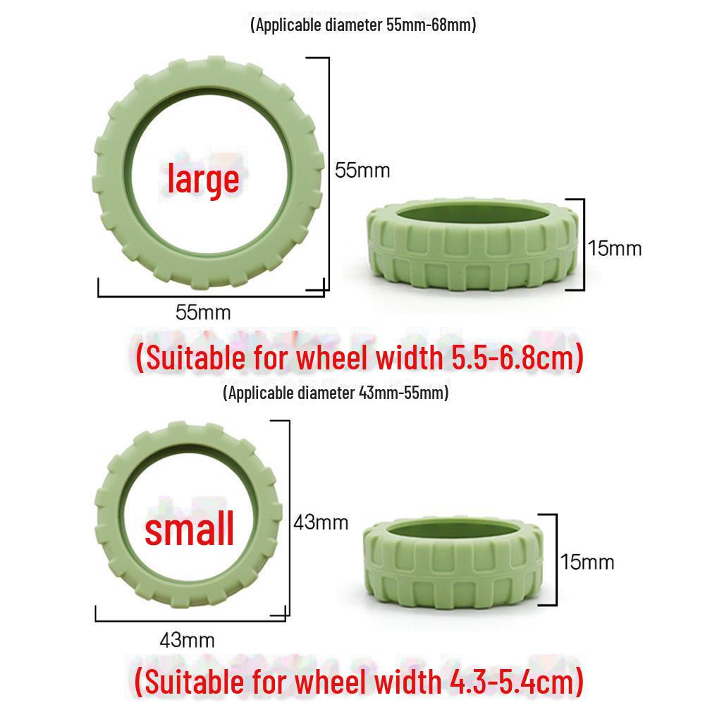 Модернизированный чехол на колесо чемодана: Бесшумные, амортизирующие, износостойкие универсальные колеса.