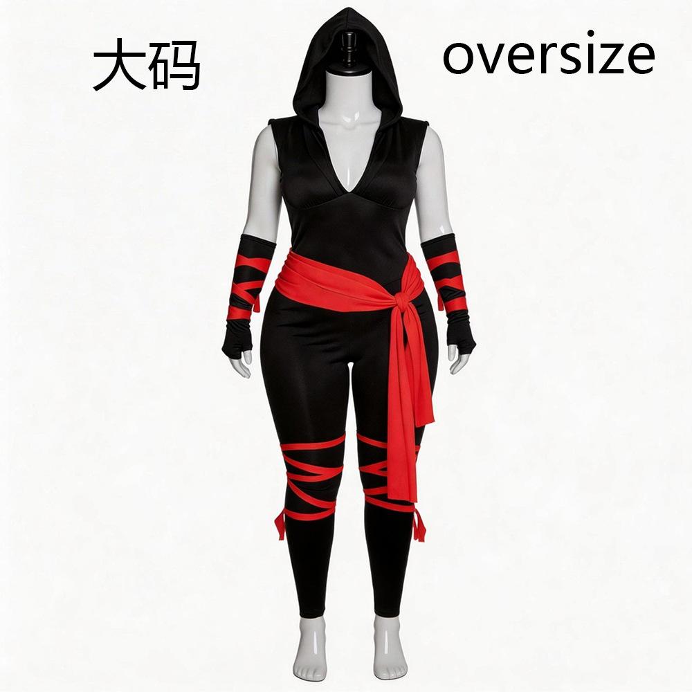 Large Size Ninja Cos Costume Halloween Women'S Costume Cosplay Assassin Costume Stage Performance Costume Cos Costume