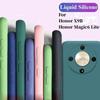 Чехол для Honor X9B 5G X9 B, чехол Honor Magic6 Lite 5 4 Lite, бампер, жидкий силикон, противоударный мягкий чехол из ТПУ для Honor Magic 6 Lite, матовый чехол ярких цветов