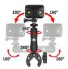 Super Clamp Action Camera Mount 360° Ballhead Magic Arm Double Ball Head Adapter with Thread for Insta360 for GoPro Camera Clip