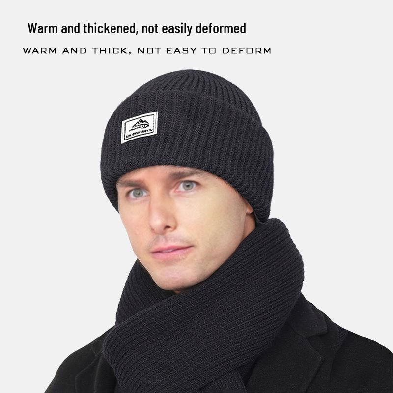 Men's Windproof Knitted Balaclava: Warm Cycling Face Mask and Winter Beanie