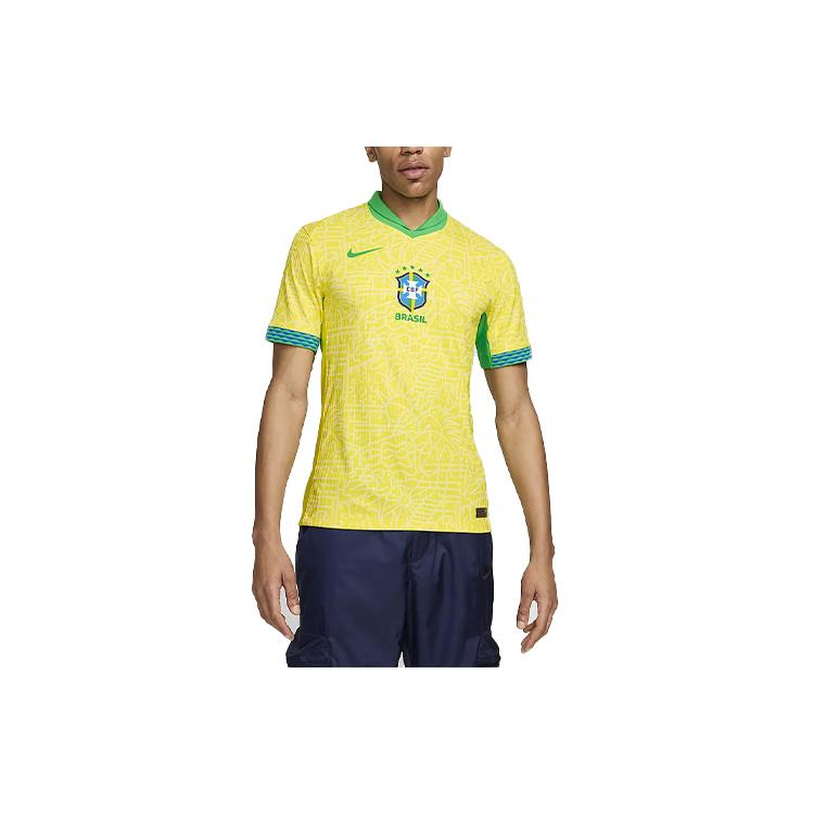 Nike Бразилия 2024 Матчевая домашняя мужская Nike Dri-FIT Adv Футбольная аутентичная футболка FJ4270-706