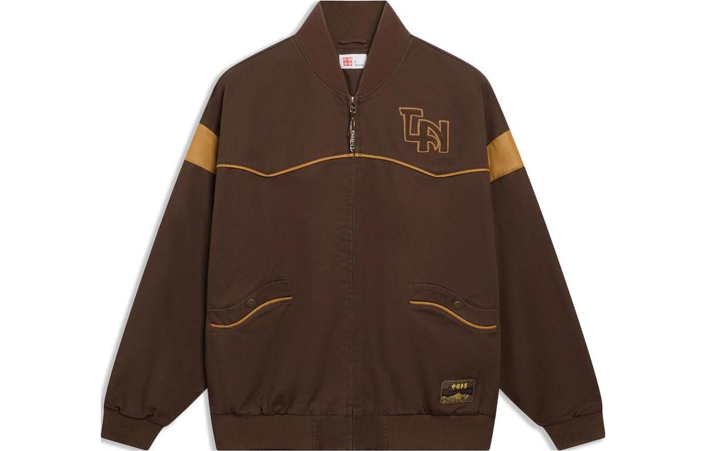 Li Ning Jackets Men's Earth Umber Group V Neck Moderate Other AFDT155-1
