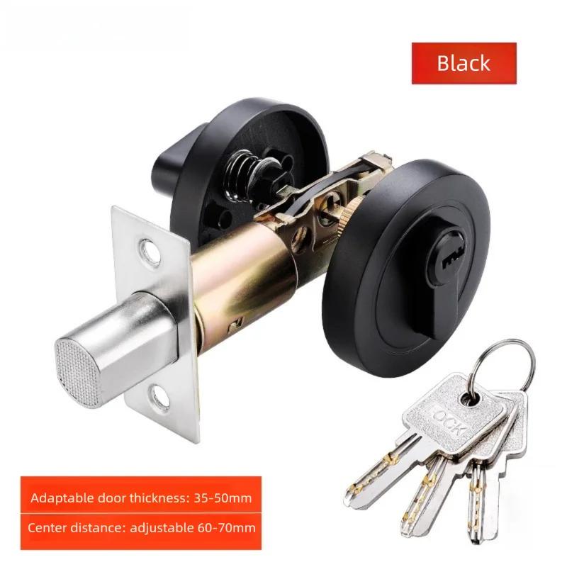 Concealed Wooden Door Locks Single Double-Sided Home Security Privacy Latches for Bedroom Hallway Auxiliary Hidden Door