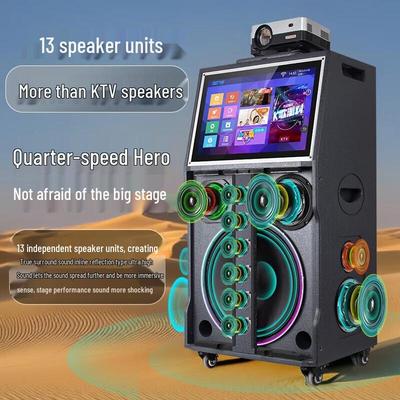 Портативная KTV Караоке Система с 100-дюймовым Экраном