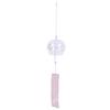 1PC Japanese Style Glass Wind Sakura Chimes Hanging Craft Bell Home Decor Cherry Blossom Pattern