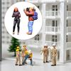 1/64 Miniature Figures Painted for Park Street Scene Diorama Mini People Figurines