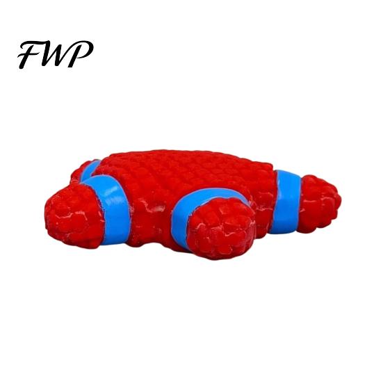 Flexible Latex Fetch Toys Starfish Dog Toy, Squeaky Chew Interactive And Pull Teeth Cleaning Toy for Small to Medium Dogs Puppy Dental Care