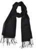 Premium Thin Cashmere Stole Cashmere Large Size 180 X 70cm [Black] 50% Silk, 50% /