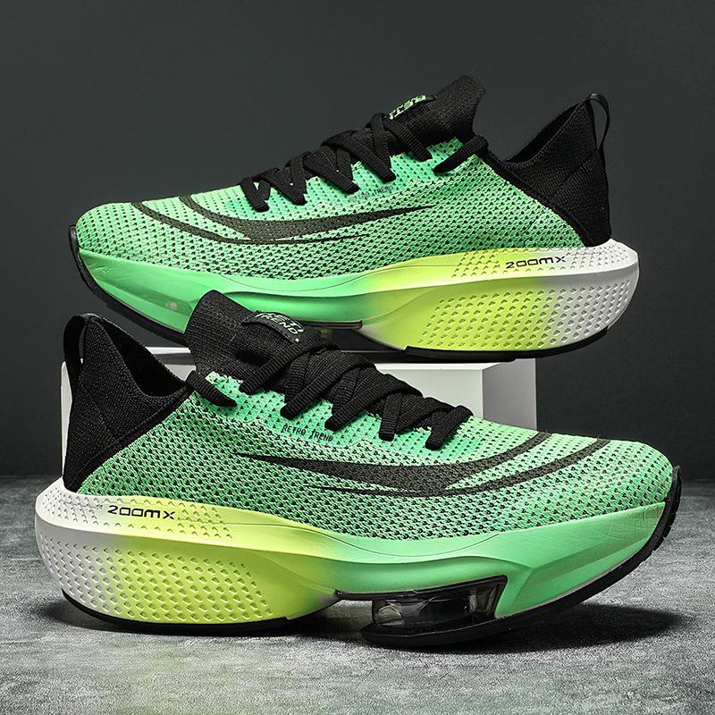 Gradual Change of Color Trend Sports Shoes for Men and Women Kipjog Break 2 Marathon Running Shoes Air Cushion Cushion Running Shoes Spot