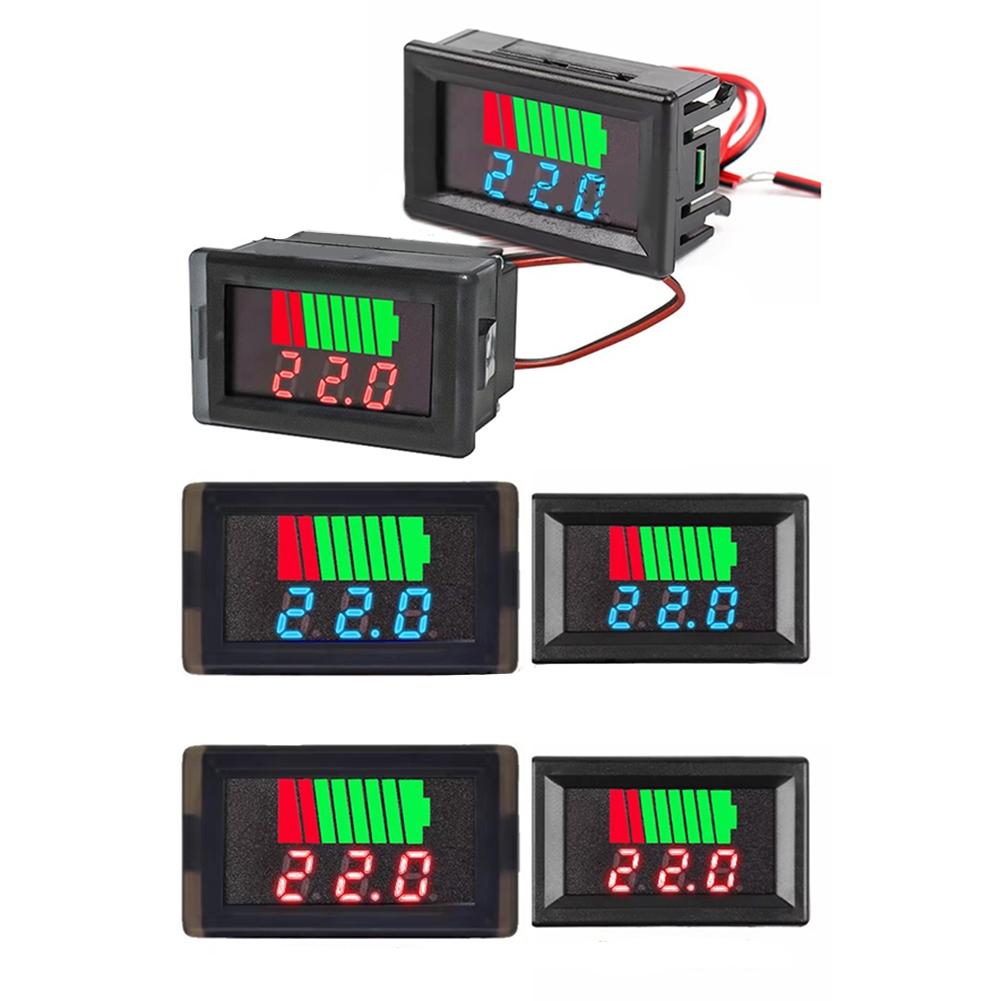 Мотоциклетный вольтметр Цифровой сборщик напряжения Электромобиль