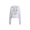 Originals Vrct Embroidered Logo Loose Long Sleeve Hoodie Women Hoodie Grey IT9846