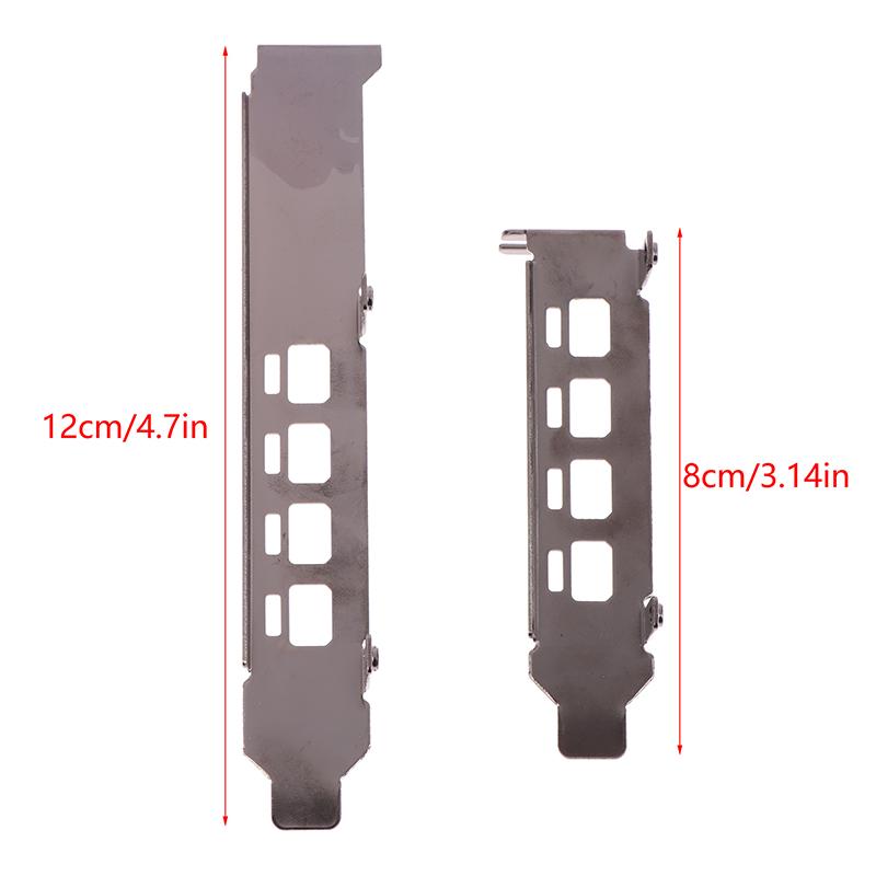 Низко/высокопрофильный адаптер-кронштейн, порт перегородки 4Dp для графической видеокарты Amd Firepro W4100 половинной высоты и полной высоты