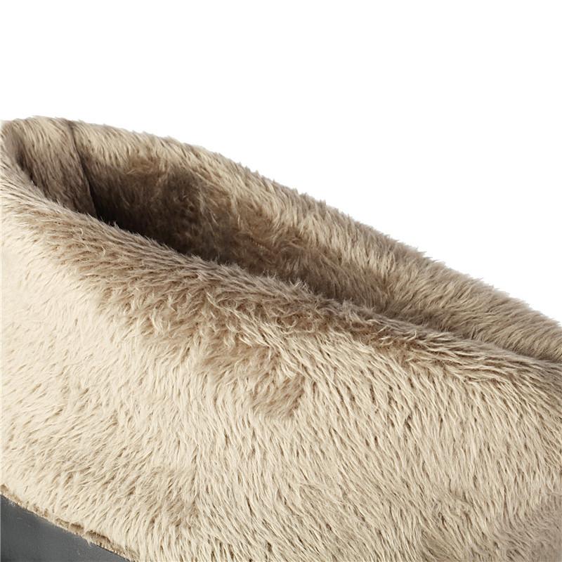 Женские сапоги на высоком каблуке осень и зима новые водонепроницаемые сапоги на толстом каблуке большого размера среднего размера