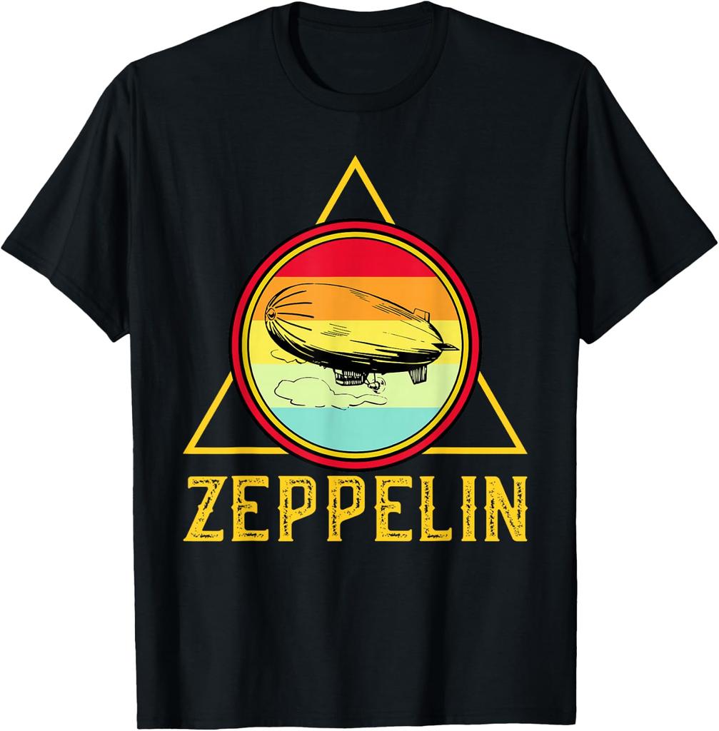 Vintage Retro Zeppelin - 70s 80s Dirigible Airship Blimp T-Shirt Unisex