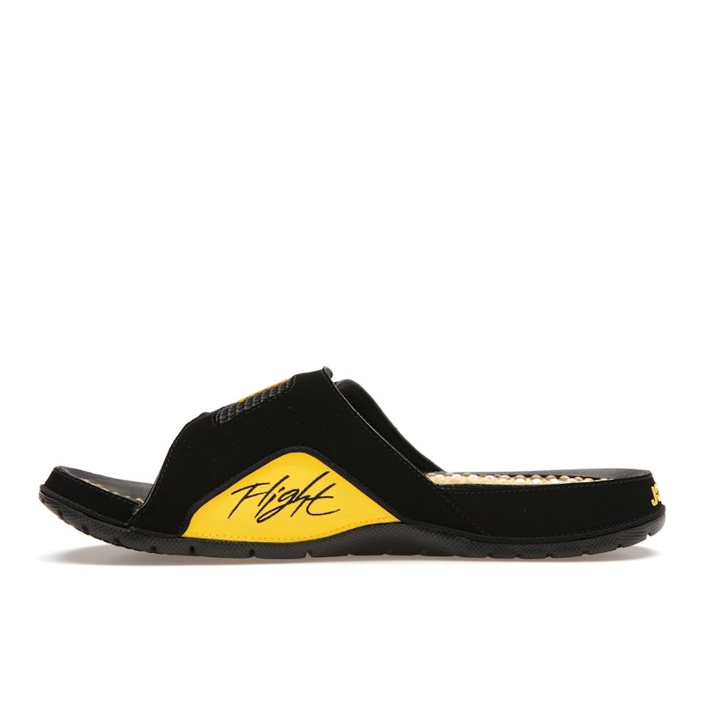 Air Jordan Hydro 4 Retro Slide Thunder Men Sneakers Yellow Black Tour-Yellow 532225-017