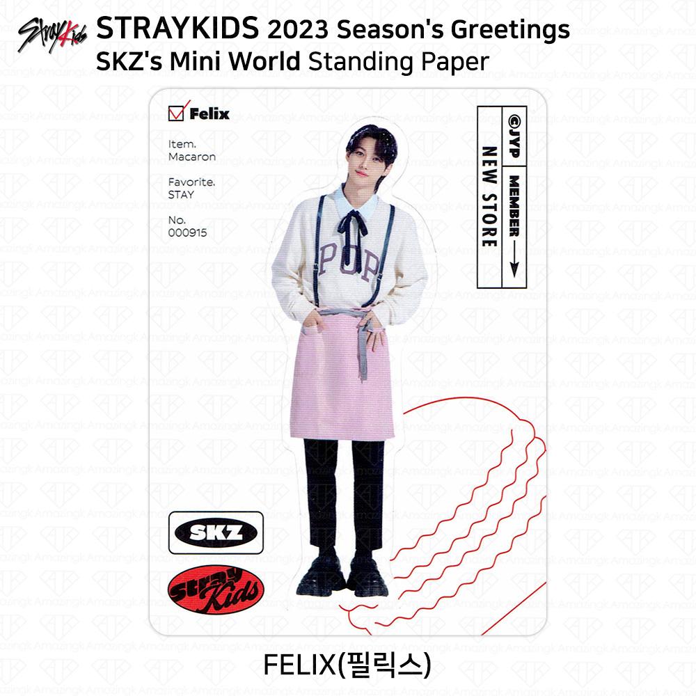 Stray Kids 2023 Новогодние поздравления Селфи Фотокарточка 4cut Photo JYP Shop Benefit