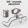 Rail Mounted Clamp on Rod Holder Stainless Steel Fishing Pole Bracket for Fishing Boat Kayak Marine Easy to Install