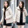 2025 New Hooded Cotton Jacket Winter Down Cotton Jacket Plus Size Women's Short Small Padded Jacket