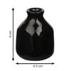 Керамический диффузор с тростниковыми палочками Pure Source India (3,5 дюйма, Черный)