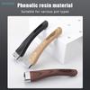 Universal Replacement Pot Handle - Heat-Resistant Wokpan Handle (Woodenblack Styles) Kitchen Cookware Accessory