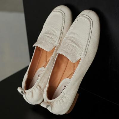 Модные женские повседневные туфли, лоферы на мягкой подошве 2025 Осень, высокое качество, удобные туфли-балетки для офисной леди, лаконичные женские туфли на каждый день