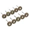 10pcs Abrasive Sanding Accessories Drill Abrasive Brush Polishing Wheel with 3mm Shank Nylon Buffing