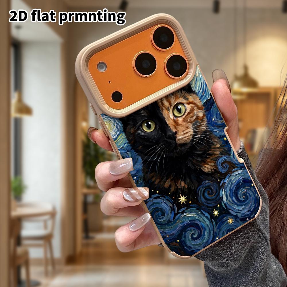 Phone Case: Lambskin 2D Flat Samsung Galaxy A34 A35 M05 M06 S20 S22 S21 FE Plus 5G Protective Case, Starry Night, Christmas and Halloween Gift