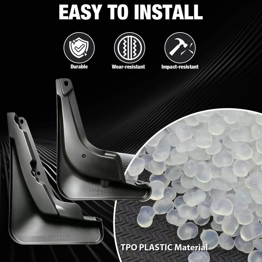 4 шт. Для Haval H6 MK3 2021 2022 2023 Брызговики Грязезащитные щитки Крылья Брызговики Брызговики Передние Задние Автоаксессуары