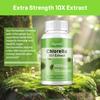 Chlorella Extract Capsules, 10:1 High Concentration 1000mg Algae Extract, Nutritional Supplement