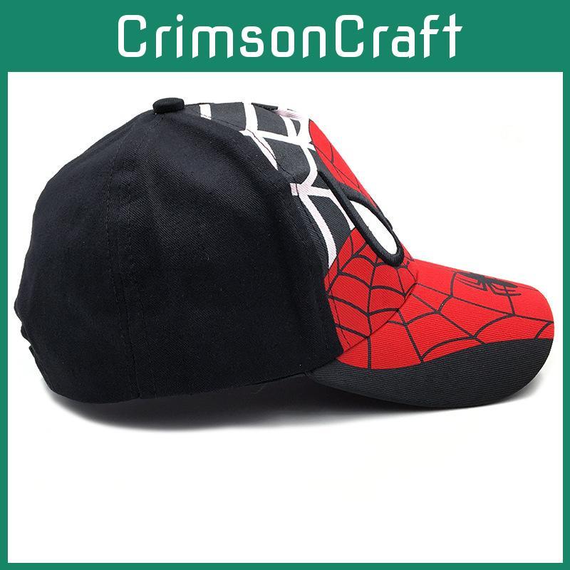 Spider Man Kids Cotton Baseball Cap With Embroidery Sun Hat For Outdoor Play And Sun Protection