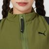 Puma Dare To Woven Vest Color Block Casual Stand Collar Loose Vest Women жилеты Olive-Green 626032-33