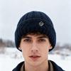 Шерстяная шляпа Мужская уличная шляпа Теплая шляпа Вязаная шляпа в британском стиле