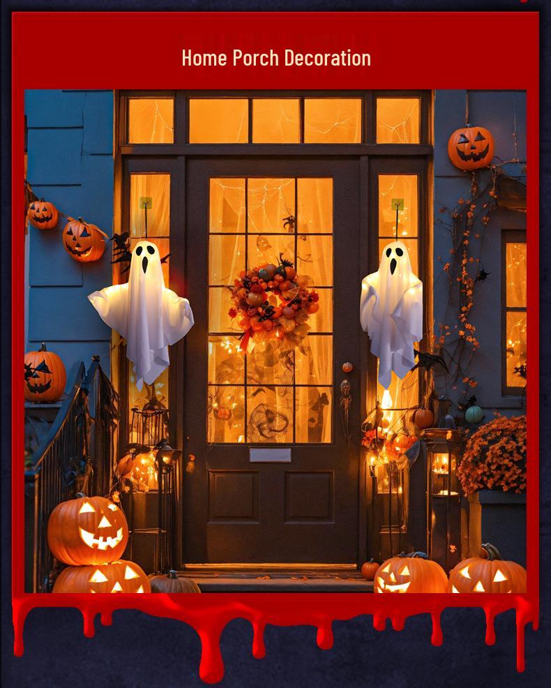 New Halloween LED Ghost Hanging Lights for Halloween Decor
