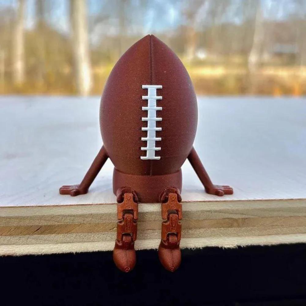 Новая 3D-печатная фигурка спортивного мяча Движущаяся Уникальная Полностью шарнирная модель спортивного мяча Детская игрушка Декор для дома Гостиной