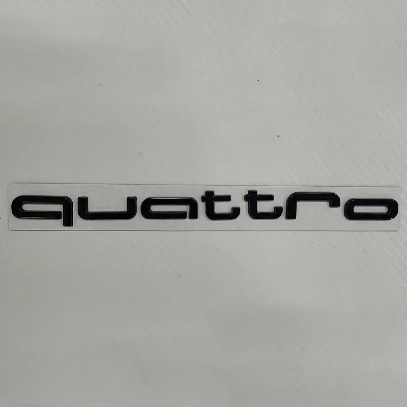 For Hot Quattro Car Rear Trunk Badge Sticker A3 A5 A6 A4 A1 A2 B6 B5 B2 B7 Q5 Q3 Q2 S3 S5 S6 RS3 RS6 RS7 RS4 RS5 Emblem Decal