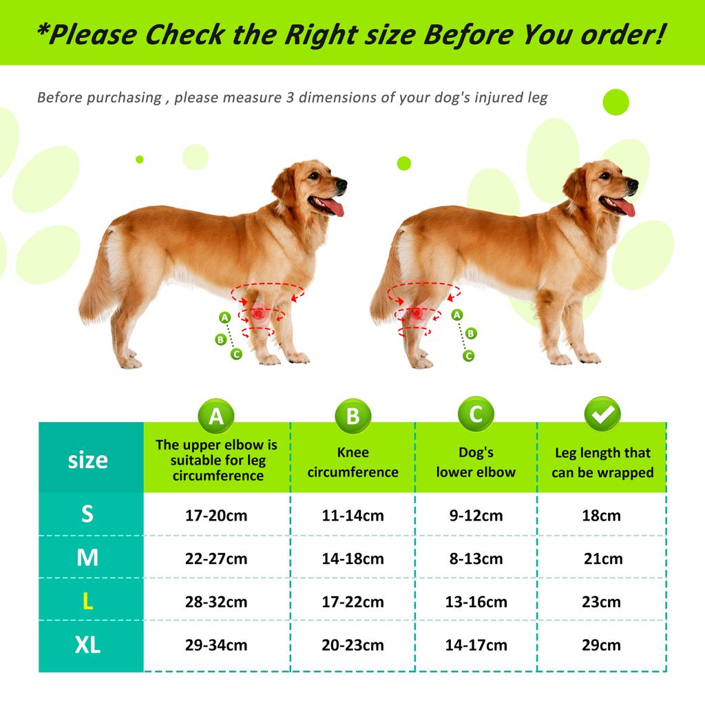 Pet Knee Brace Adjustable Comfortable Dog Leg Hip Brace Support Bar for Dog Hip Luxating Patella Post-operative Fixation New