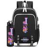 2Pcs/set Cartoon Backpack Large Capacity Bookbag With 750ml Water Bottler Laptop Student Boy Girl School Bag Travel Bag Kid Gift