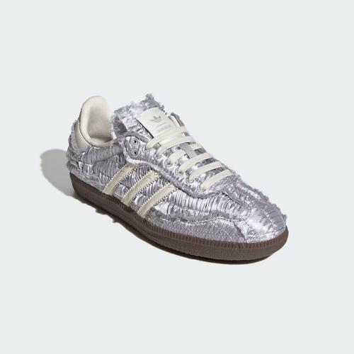 Caroline Hu x adidas originals Silk Samba 'Satin Pack Silver Metallic' JP9283