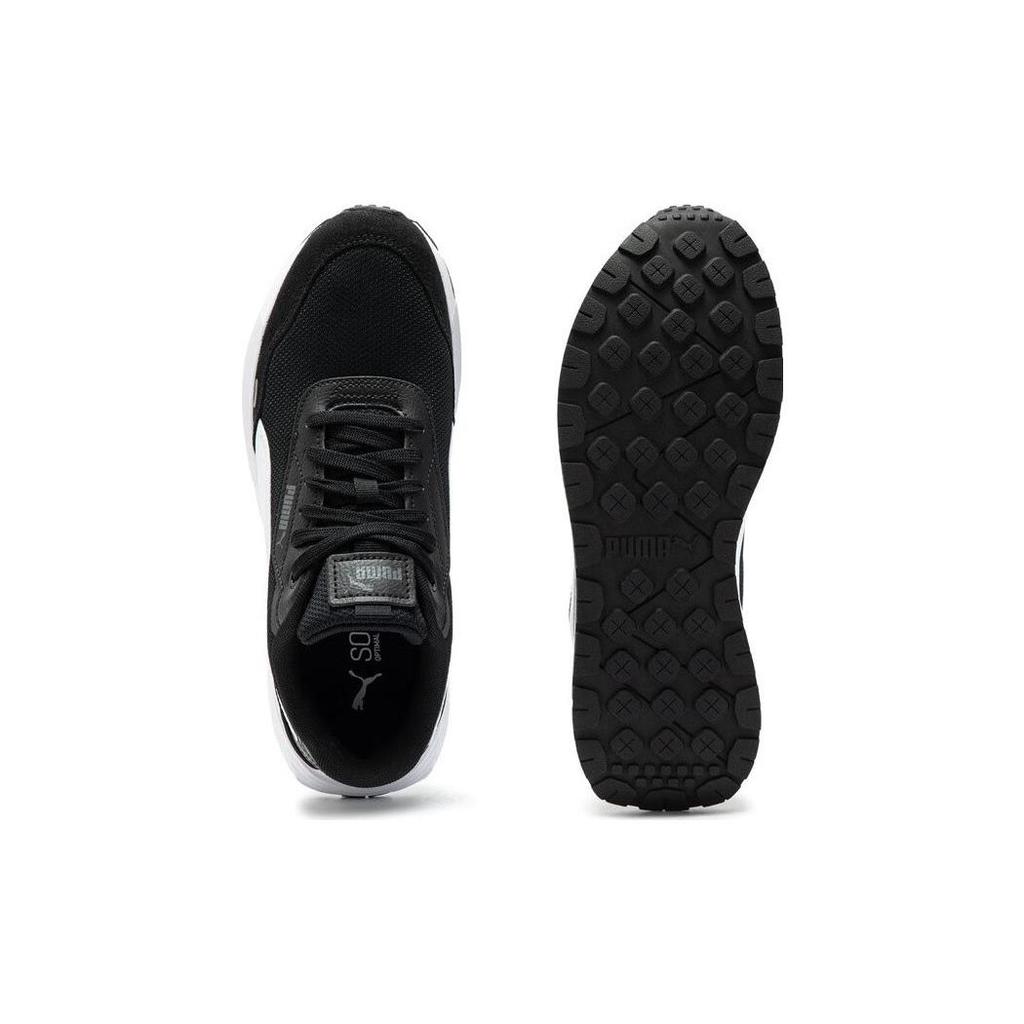 Puma Runtamed Fabric Two-Layer Cowhide Synthetic Leather Comfortable Durable Lightweight Breathable Low-Top Casual Shoes Unisex Casual Shoes 389236-01